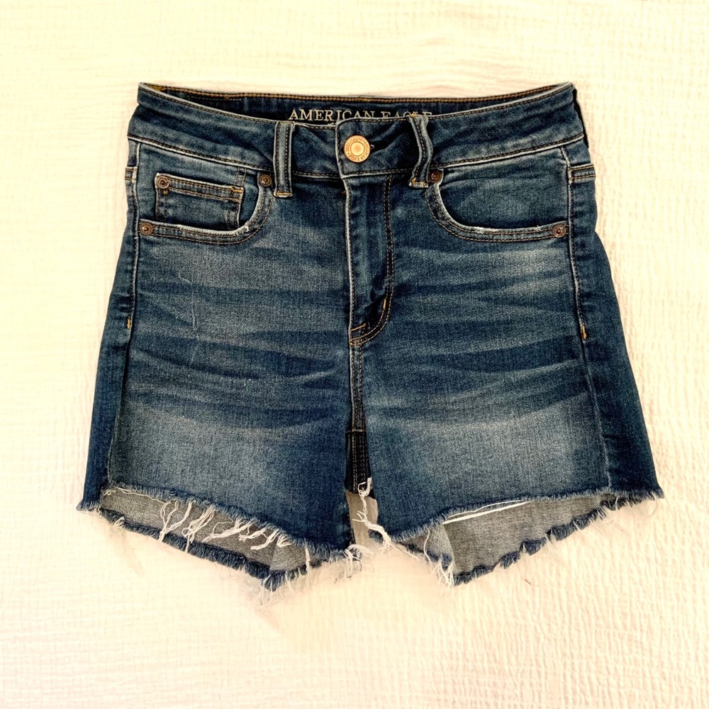 American Eagle Women’s Hi-Rise Denim Shorts